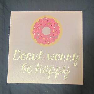 Light purple Donut Wall Art